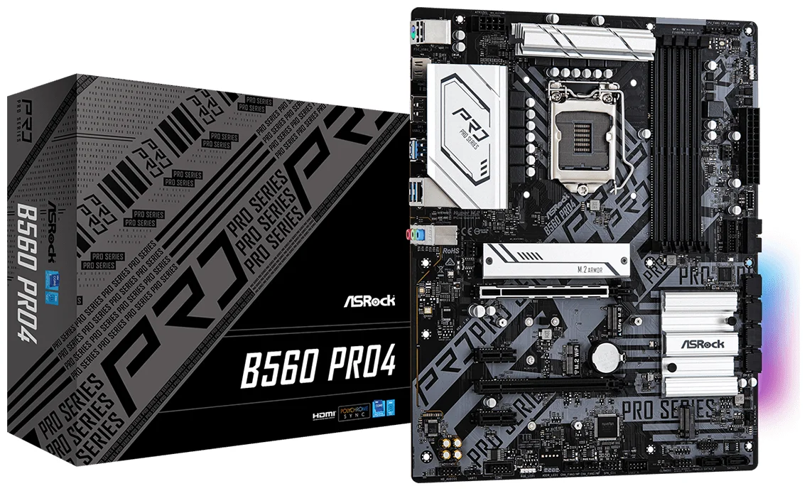 Цена Материнская плата ASRock B560 PRO4