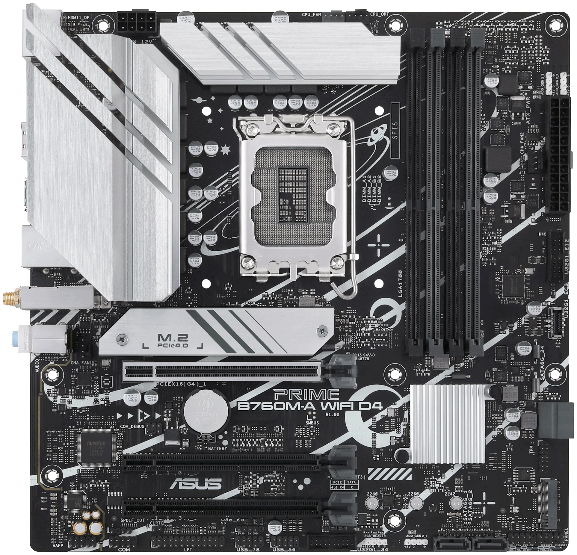 Материнская плата ASUS PRIME B760M-A WIFI D4