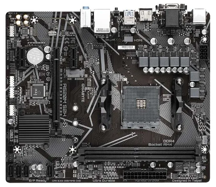 Материнская плата GIGABYTE A520M S2H
