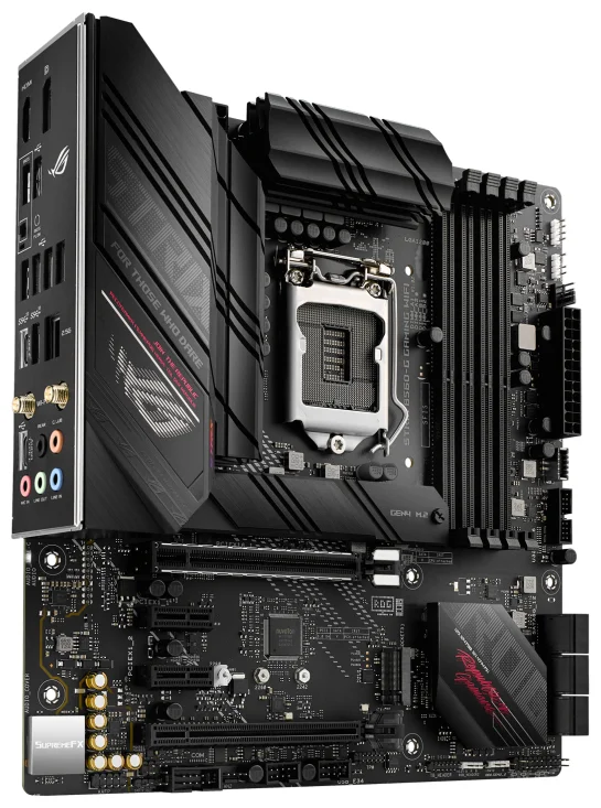 Картинка Материнская плата ASUS ROG STRIX B560-G GAMING WIFI