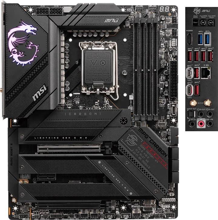 Фото Материнская плата MSI MPG Z790 CARBON WIFI LGA1700 4xDDR5