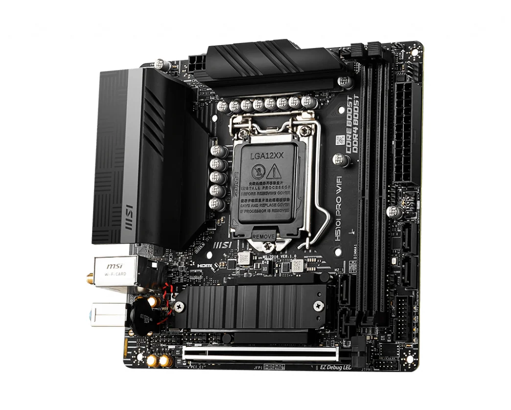 Фотография Материнская плата MSI H510I PRO WIFI