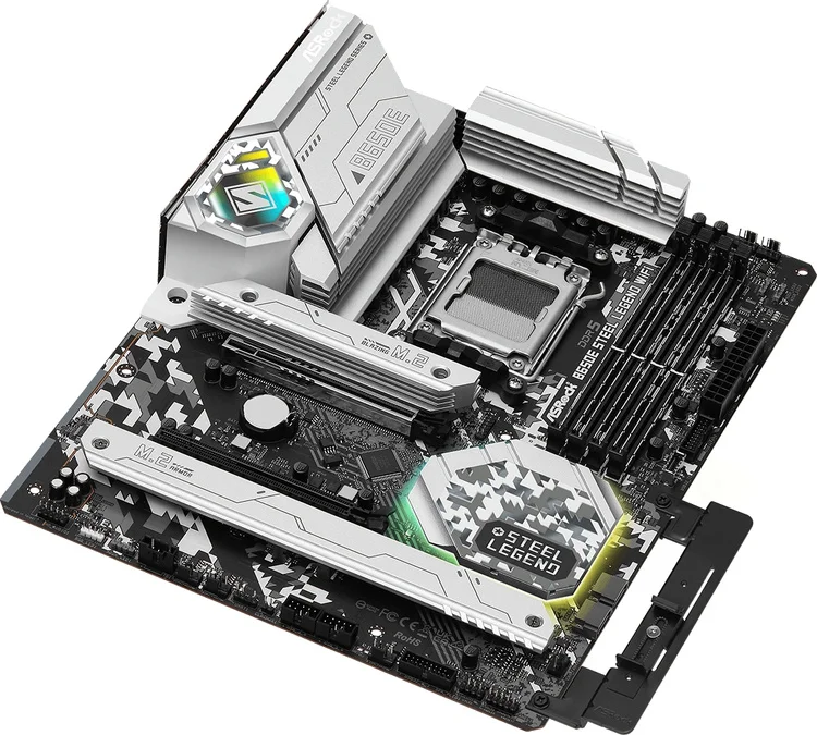 Картинка Материнская плата ASRock B650E STEEL LEGEND WIFI