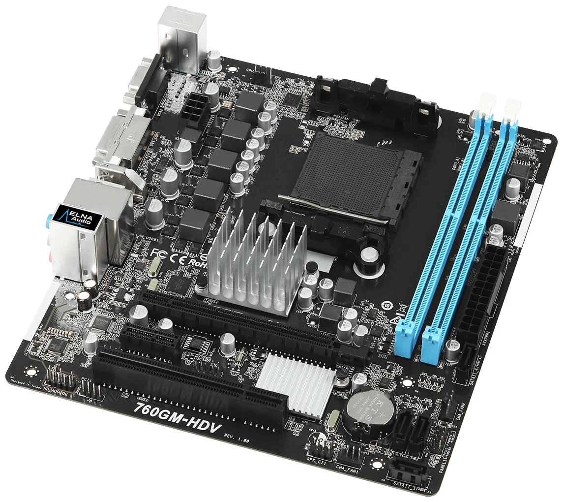 Фото Материнская плата ASRock 760GM-HDV