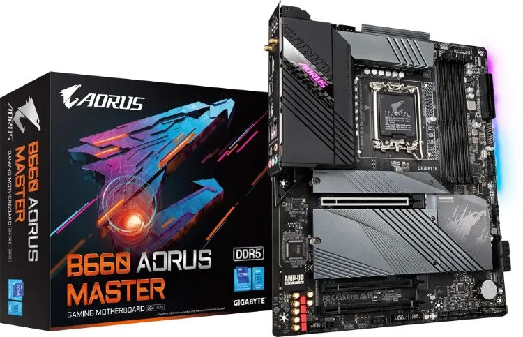 Картинка Материнская плата GIGABYTE B660 AORUS MASTER