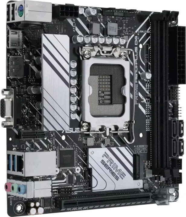 Фото Материнская плата ASUS PRIME H610I-PLUS D4-CSM