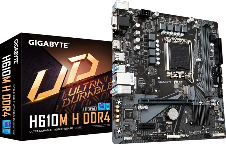Картинка Материнская плата GIGABYTE H610M H DDR4