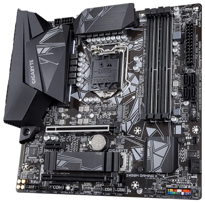 Фото Материнская плата GIGABYTE Z490M GAMING X (4719331808525)