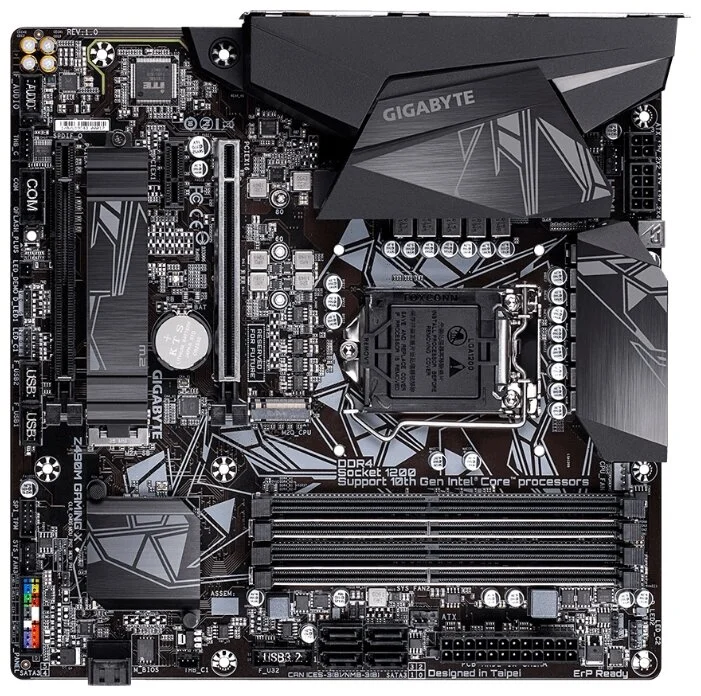 Фотография Материнская плата GIGABYTE Z490M GAMING X (4719331808525)
