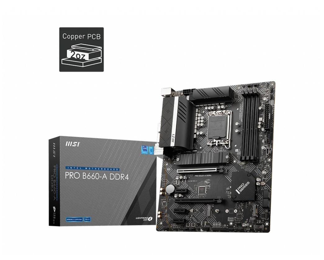 Цена Материнская плата MSI PRO B660-A DDR4