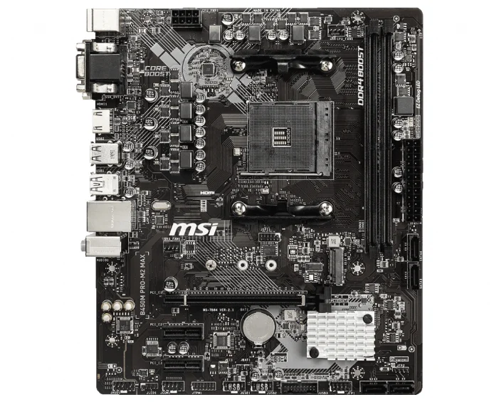 Материнская плата MSI B450M PRO-M2 MAX