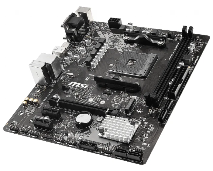 Фото Материнская плата MSI B450M PRO-M2 MAX