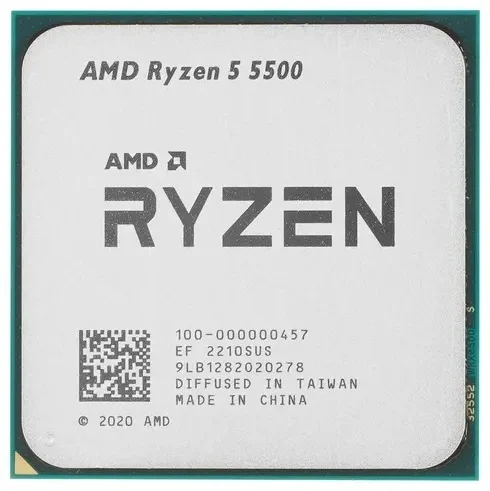 Процессор AMD Ryzen 5 5500 3.6GHz (Cezanne 4.2) 6C/12T (100-100000457) 3/16MB 65W AM4 oem