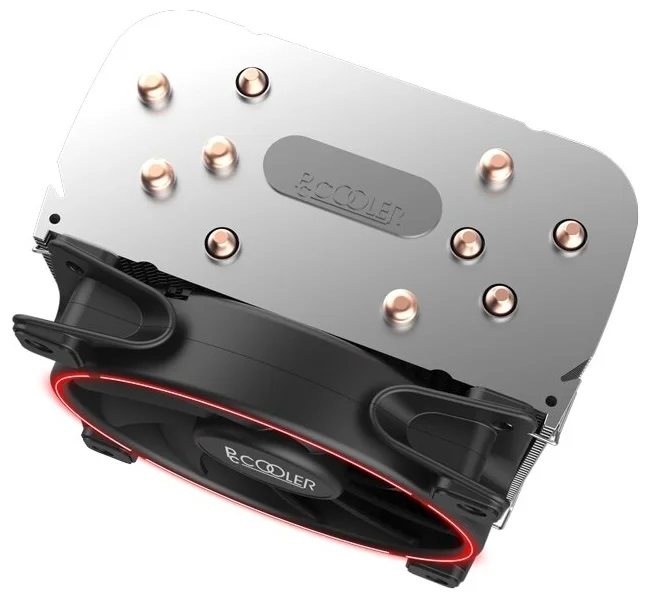 Фотография Кулер для процессора PCCooler for S1200/20xx/115x/775/AMD GI-H58U R 1000-1800rpm 240W Red LED