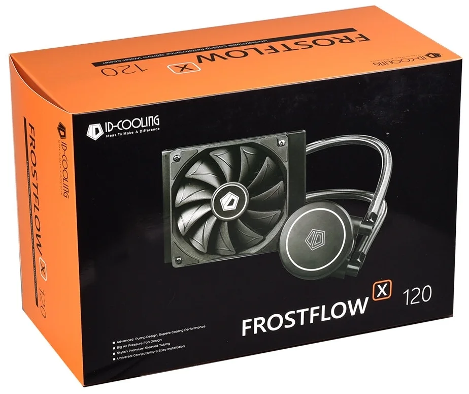 Водяное охлаждение для процессора ID-COOLING FROSTFLOW+ 120 SNOW заказать