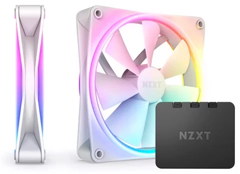 Комплект кулеров для компьютерного корпуса NZXT F140 RGB DUO White 2в1 (RF-D14DF-W1)