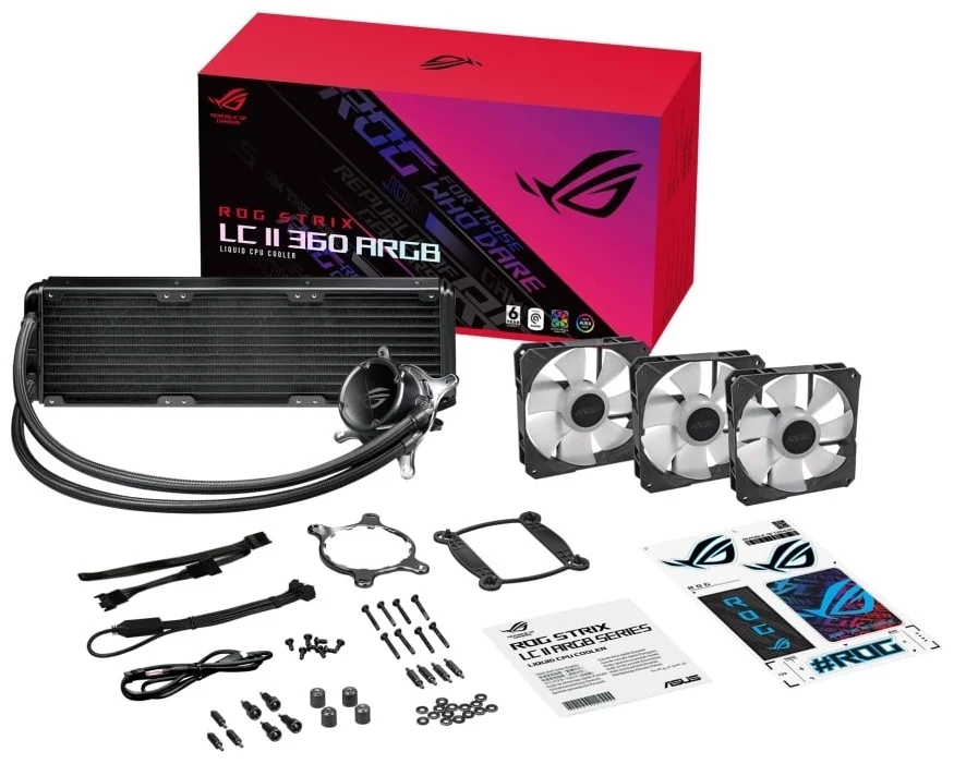 Фото Кулер для процессора ASUS ROG STRIX LC II 360 ARGB