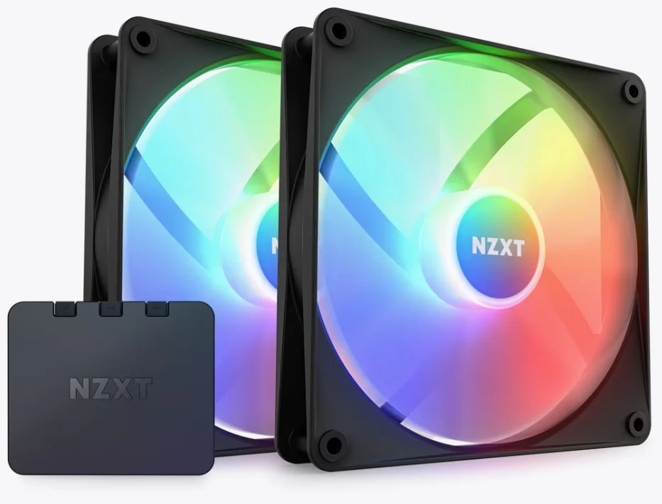 Система охлаждения NZXT F140 RGB Core Black 2в1 (RF-C14DF-B1)
