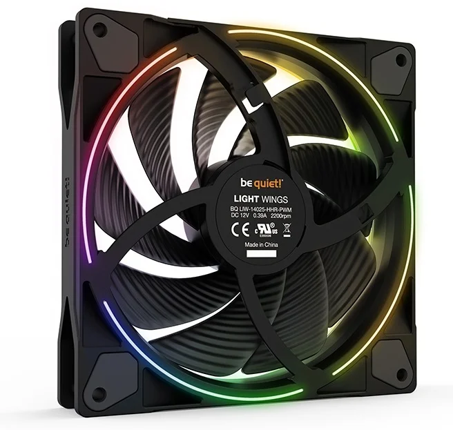Фото Кулер для корпуса Bequiet! Light Wings 140mm PWM ARGB (BL074)