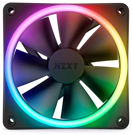 Кулер для компьютерного корпуса NZXT F120 RGB DUO Black (RF-D12SF-B1)