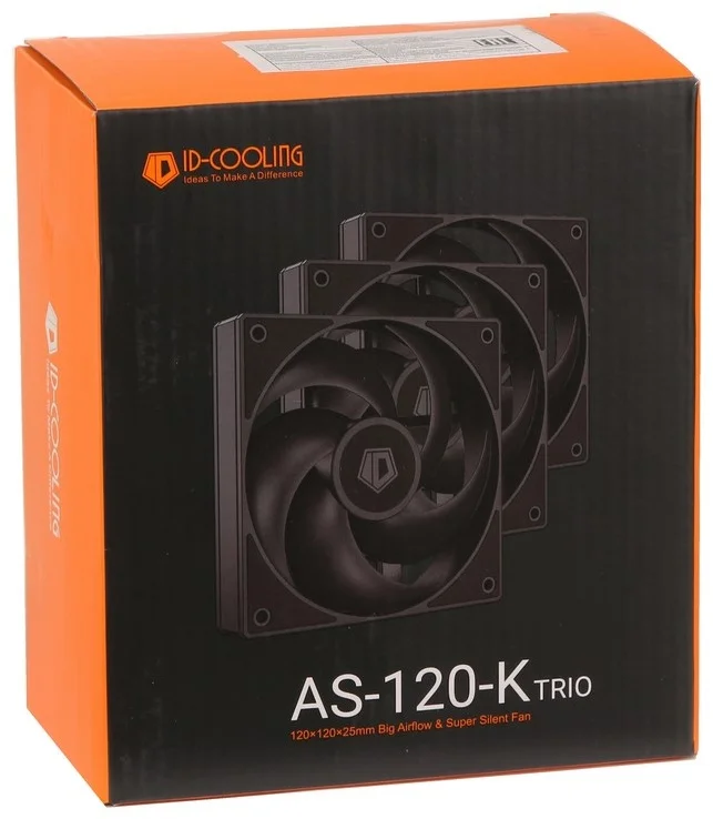 Фотография Кулер для корпуса ID-COOLING AS-120-K TRIO