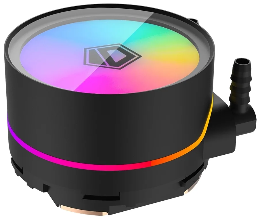 Картинка Кулер с водяным охлаждением ID-COOLING Zoomflow 240 XT Snow for Socket