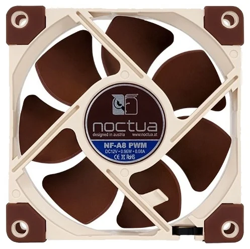 Картинка Вентилятор для корпуса NOCTUA NF-A8 PWM chromax.Black.swap