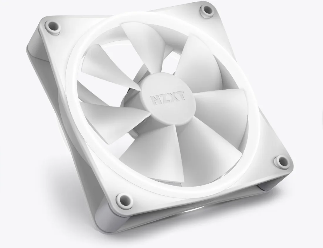 Фото Комплект кулеров для компьютерного корпуса NZXT F120 RGB DUO White 3в1 (RF-D12TF-W1)