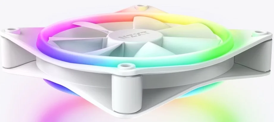 Фотография Комплект кулеров для компьютерного корпуса NZXT F120 RGB DUO White 3в1 (RF-D12TF-W1)