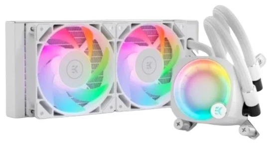 Фото Кулер для процессора EKWB EK-NUCLEUS AIO CR240 LUX D-RGB White