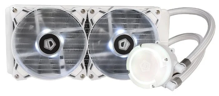 Фотография Кулер с водяным охлаждением ID-COOLING Frostflow X 240 Snow for Socket