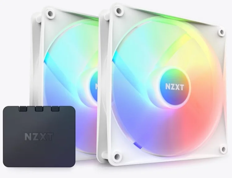 Система охлаждения NZXT F140 RGB Core White 2в1 (RF-C14DF-W1)