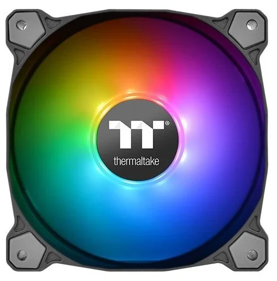 Фото Кулер для компьютерного корпуса THERMALTAKE Pure Duo 12 ARGB Sync Radiator Fan White (CL-F097-PL12SW-A)