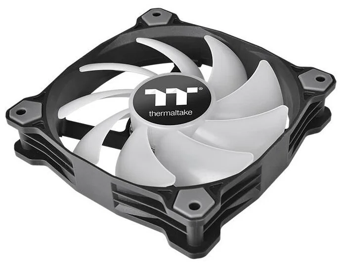 Фотография Кулер для компьютерного корпуса THERMALTAKE Pure Duo 12 ARGB Sync Radiator Fan White (CL-F097-PL12SW-A)