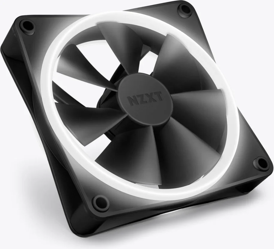 Фотография Комплект кулеров для компьютерного корпуса NZXT F120 RGB DUO Black 3в1 (RF-D12TF-B1)