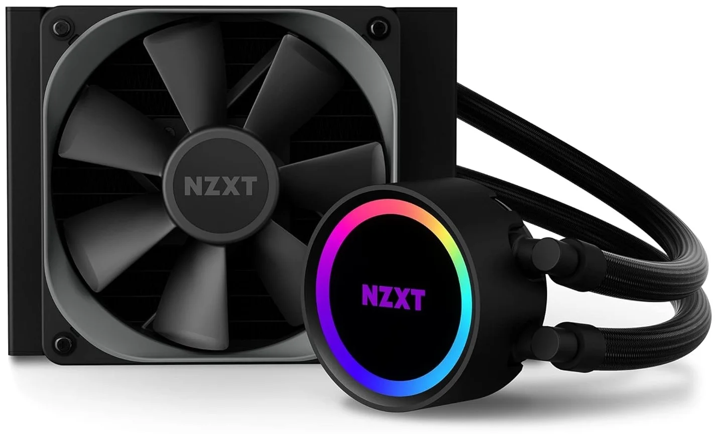 Фото Система охлаждения NZXT Kraken 120 Black (RL-KR120-B1)