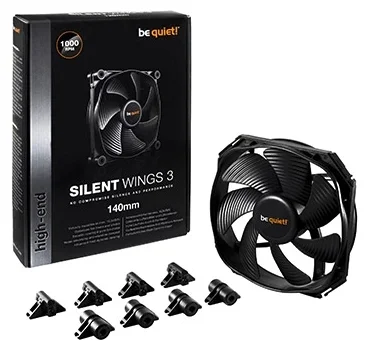 Картинка Вентилятор для компьютерного корпуса Bequiet! Silent Wings 3 140mm PWM High-Speed (BL071)