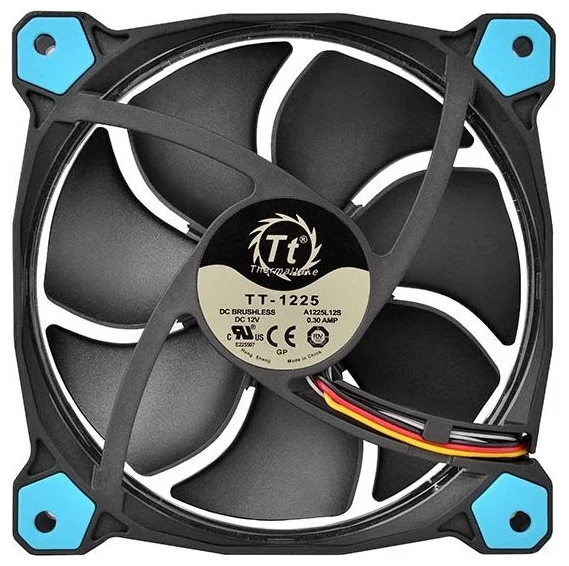 Фото Кулер для компьютерного корпуса THERMALTAKE Riing 12 LED Blue (CL-F038-PL12BU-A)