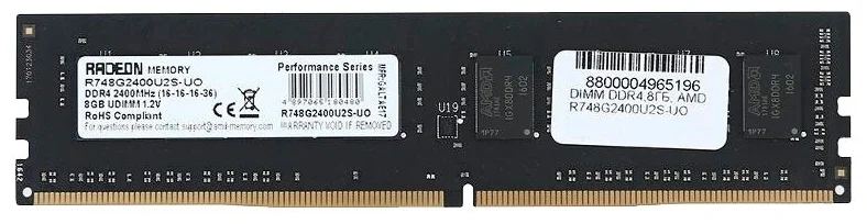 Фото Оперативная память AMD Radeon R7 R748G2400U2S-UO