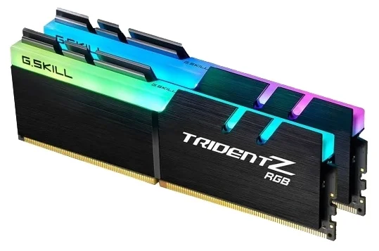 Картинка Оперативная память G.SKILL Trident Z RGB F4-3200C16D-64GTZR (2x32GB) 16-18-18-38