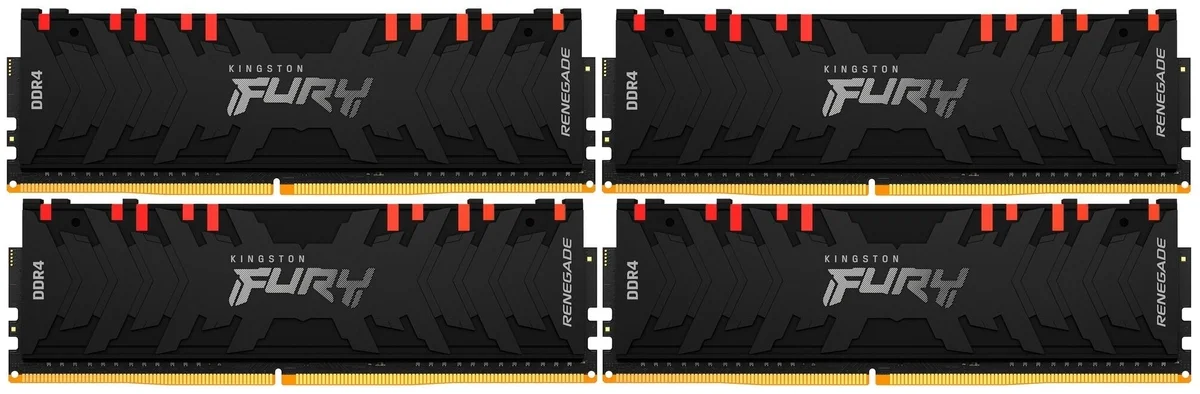 Модуль памяти KINGSTON Fury Renegade RGB KF432C16RB1AK4/64