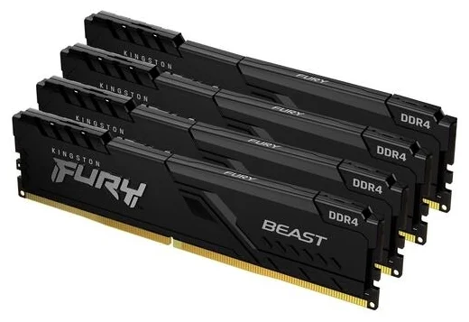Оперативная память KINGSTON Fury Beast KF436C18BBK4/64 (4x16GB) CL18