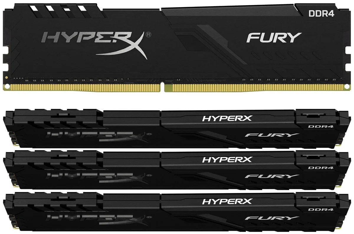 Фото Оперативная память KINGSTON HyperX Fury HX436C17FB3K4/32