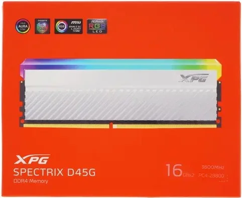 Фотография Оперативная память ADATA SPECTRIX D45G RGB AX4U360016G18I-DCWHD45G
