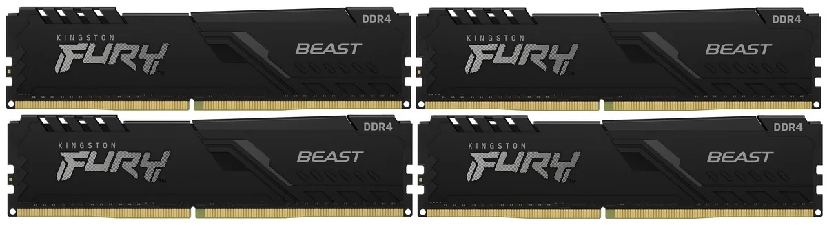 Модуль памяти KINGSTON Fury Beast KF426C16BBK4/32