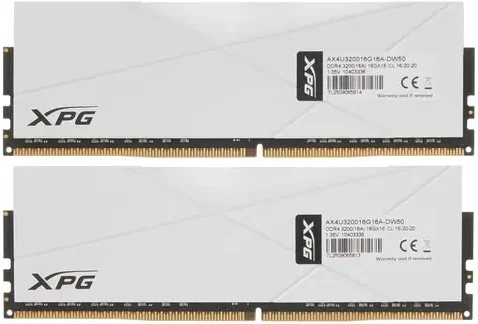 Фото Оперативная память ADATA SPECTRIX D50 RGB AX4U320016G16A-DW50 (2x16GB) CL16