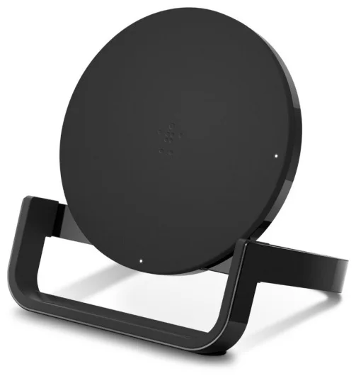 Фото Беспроводное ЗУ BELKIN Stand Wireless Charging Qi Black (WIB001VFBK)