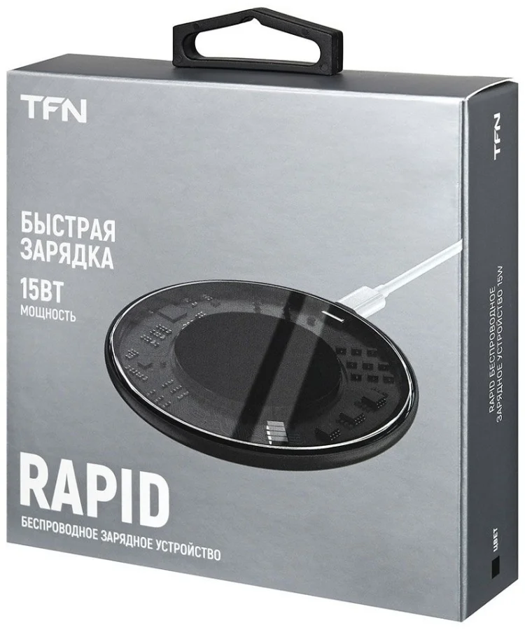 Цена TFN ЗУ б/провод RAPID 15W Black (TFN-QI02)