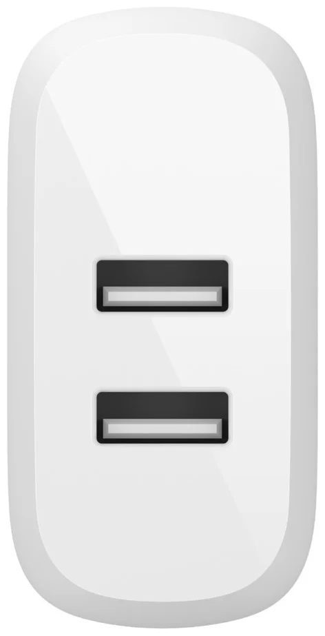 Фото Сетевое ЗУ BELKIN 24W DUAL USB White (WCB002VFWH)