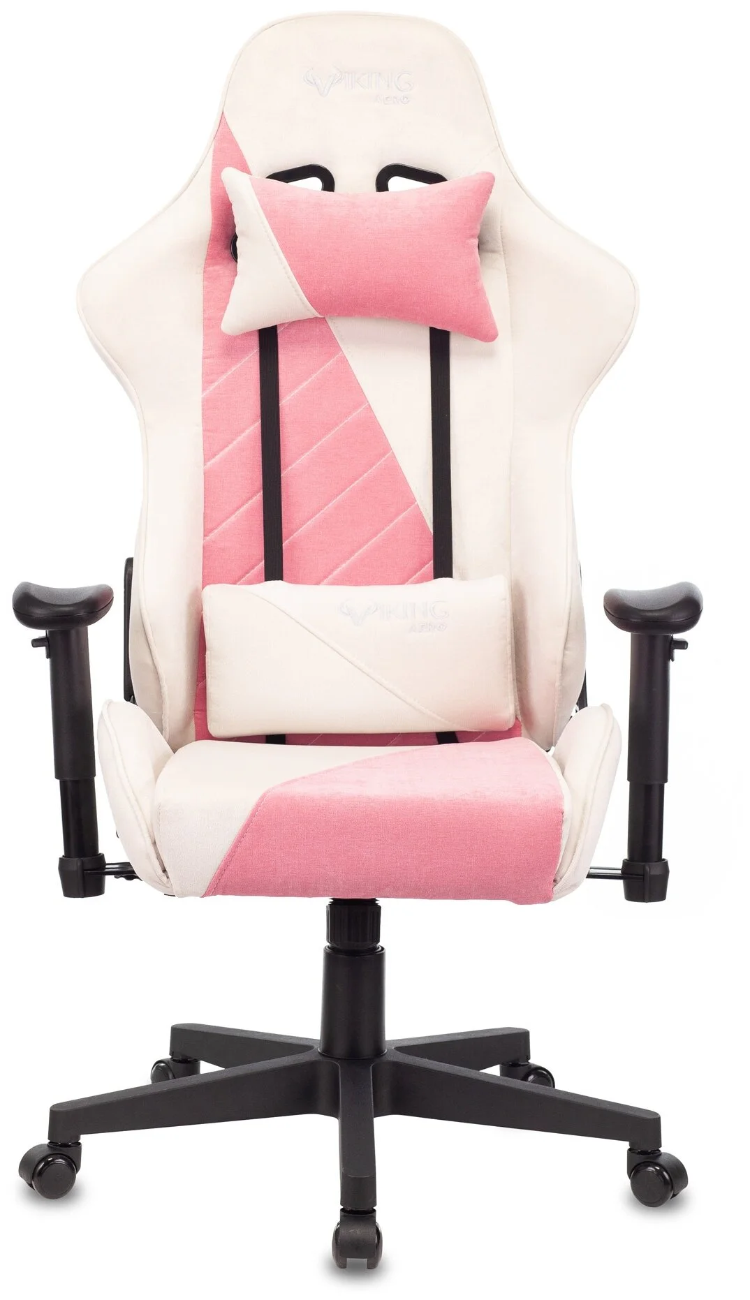 Фото Игровое кресло ZOMBIE VIKING X Fabric White/Pink